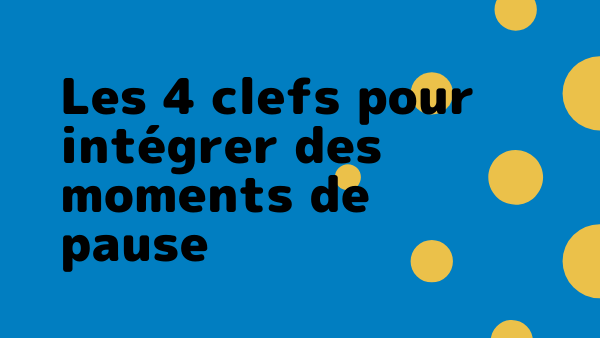 Maximisez votre productivité : l'art de faire des pauses efficaces 🕒